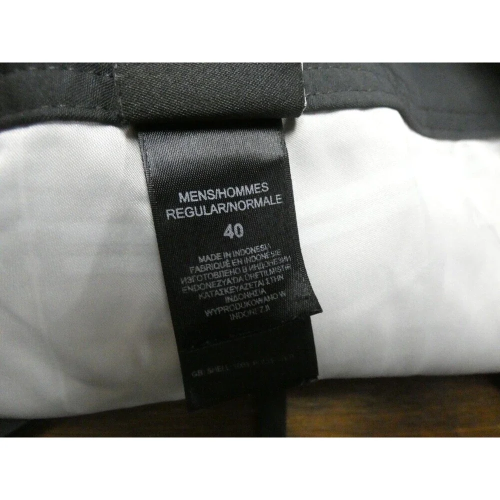 The North Face Men's 40 Black White Plaid Board Shorts Swim Trunks